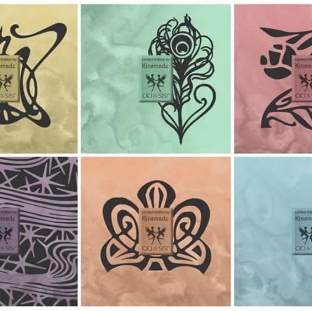 Art Nouveau Acrylic Stamping Nail Art Plates Screens
